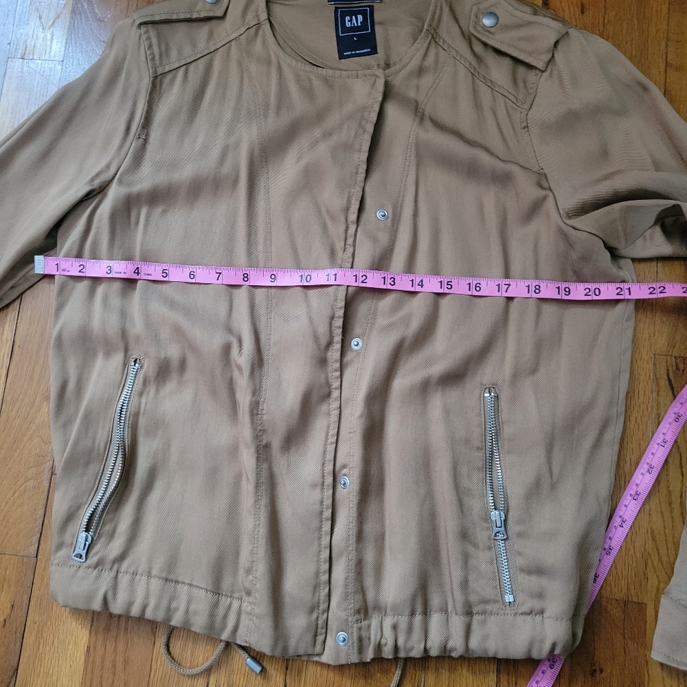 Gap Collarless Utility Jacket - image 4
